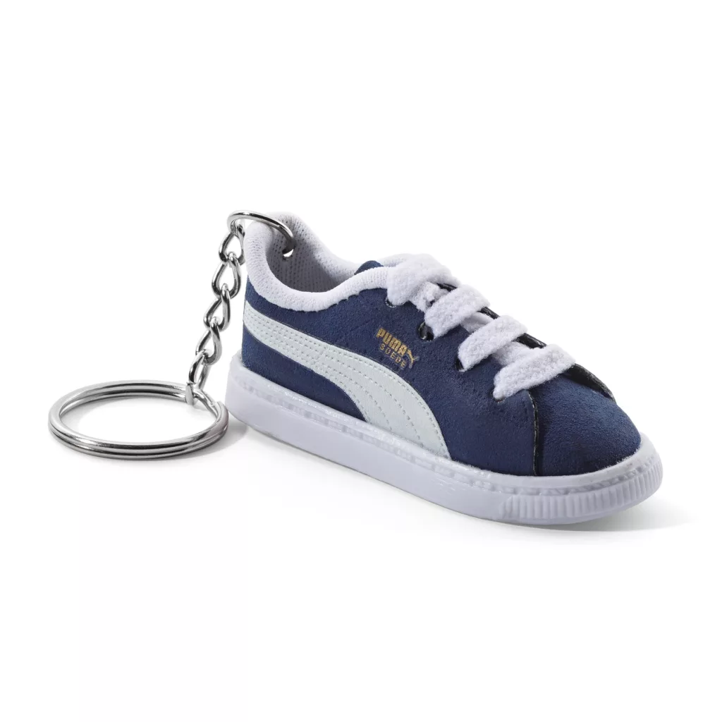 Blue PUMA shoe keyring